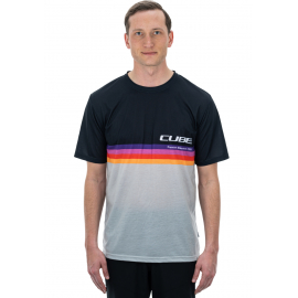 2025 T-SHIRT LOGO STRIPES BLKÂ´N