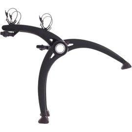 Bones Trunk Rack: 3 Bike Black