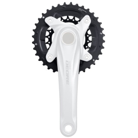 FC-M617 Deore 10 speed double outer chainring, 38T-AZ