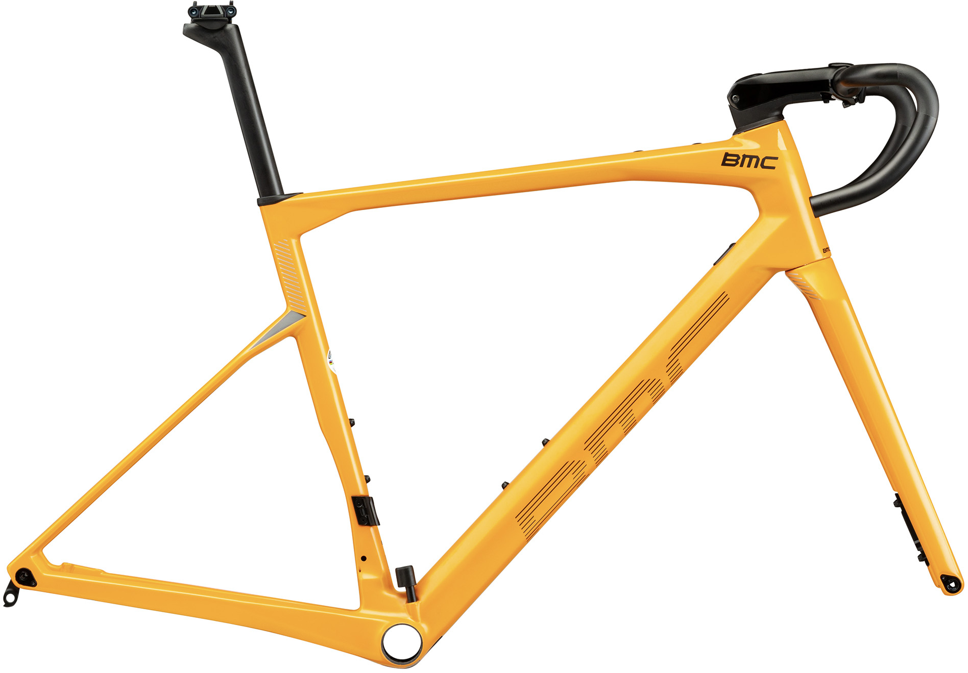 BMC ROADMACHINE 01 MOD ROAD FRAMESET CANARY YELLOW BLACK