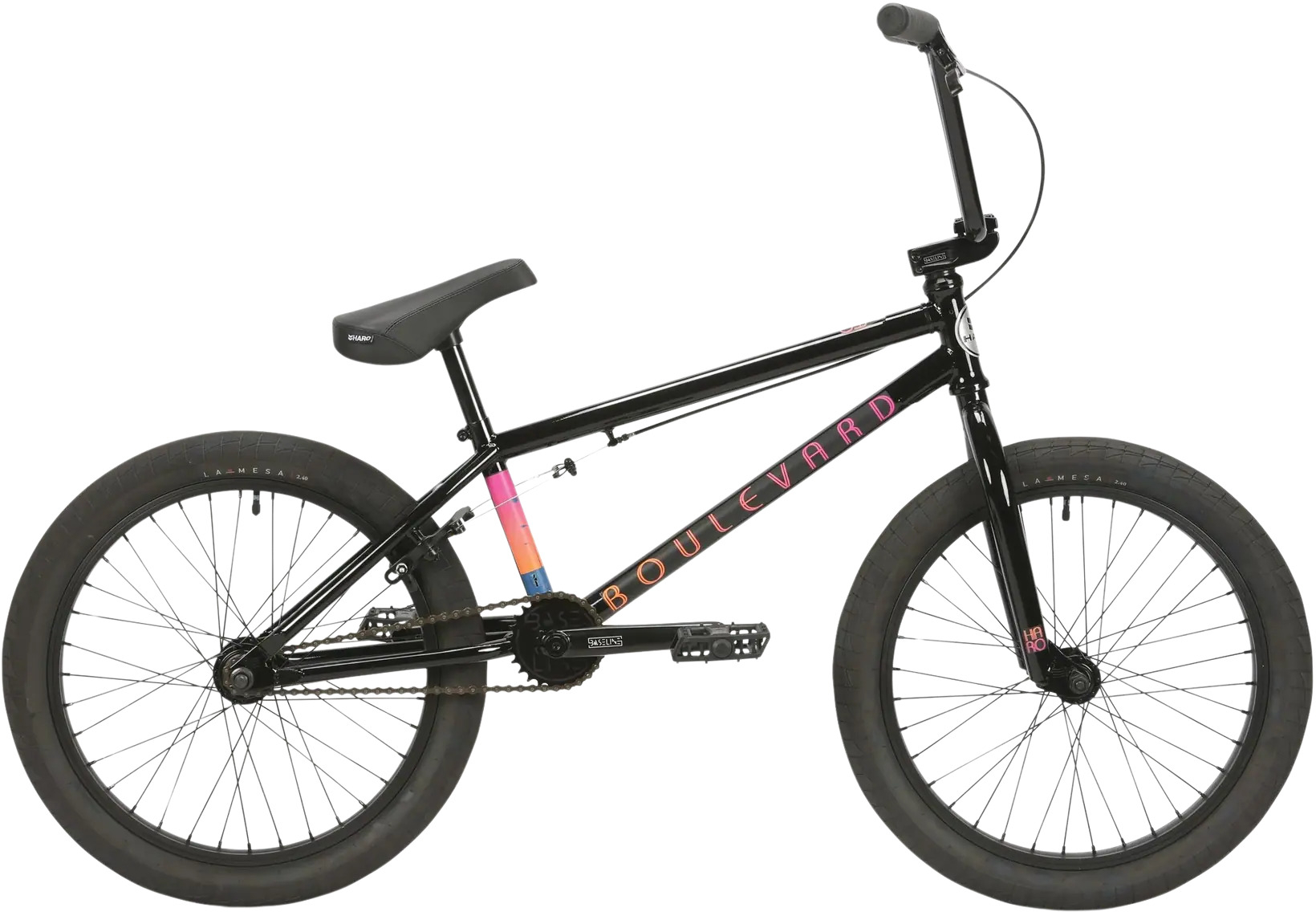 Haro Boulevard BMX Matte Trans Black Skinnergate